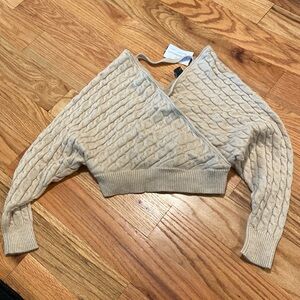 Cropped sweater